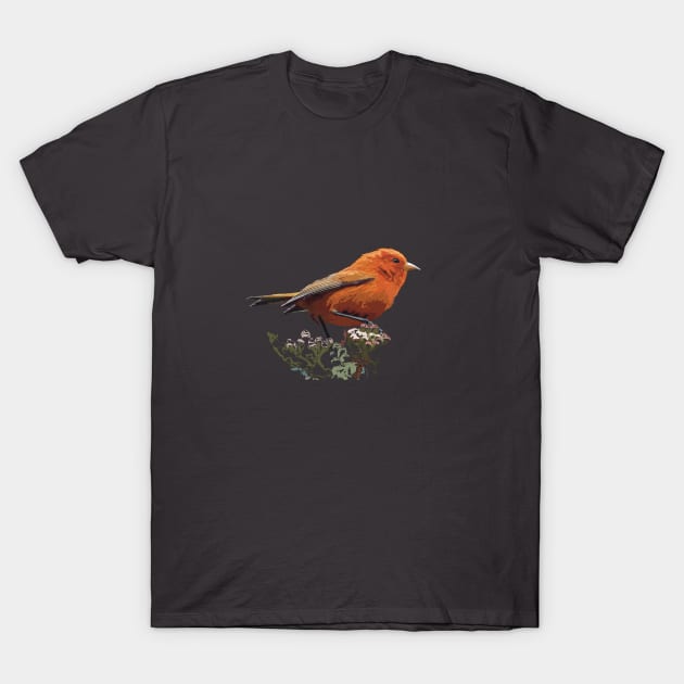 Hawai’i ‘Ākepa, endemic Hawaiian honeycreeper T-Shirt by NadJac